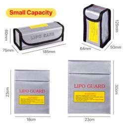 Lipo Guard-Sac de sécurité pour batterie, arrang, pour voiture RC, importateur 24.com, stockage de voyage, chargement, grand VPN, version verte, portable