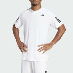 adidas Club 3-Stripe Tee 2025 Men's Tennis Apparel White