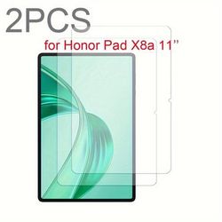 "TEMU 2-pack Pad X8a 11" 2024 Tempered Glass Screen Protector, 9h Hardness, Anti-scratch, Film, Surface"
