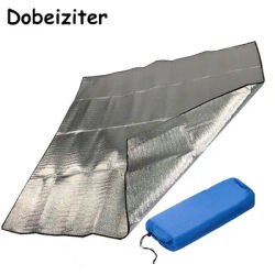 Outdoor Double-sided Moisture-proof Aluminum Foil Foam Pad Waterproof and Insulating Foil Mat Picnic Mat Camping Mat for Beach T