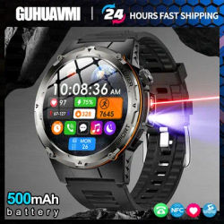 2025 nouveau pour Xiaomi Sports de plein air montre intelligente hommes 1.39 pouces HD AMOLED écran GPS 500 Mah batterie NFC Bluetooth appel SmartWatch