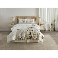 Odette Comforter Set by BrylaneHome in Lime (Size KING)
