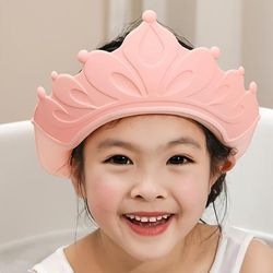 TEMU Adjustable Shampoo , Bath Visor Hat, Waterproof Ear Protection, Pp Material, Options, -6 Years