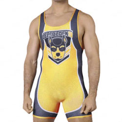 New Men's Wrestling Singlet Suit Sleeveless One piece Bodysuit Tummy Control Wear Boxing GYM Iron Triathlon PowerLifting Outfit