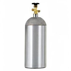 Micro Matic 430A-5E 5 lb Capacity CO2 Cylinder - Aluminum