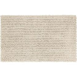 Wide Width Metaphor Bath Rug by Mohawk Home in Parchment (Size 24" W 60" L)