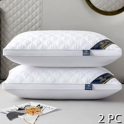 TEMU 2pcs Free 3d Pillow Same Design -friendly High Elastic Non-collapsing Perfect Gift Velvet Elastic Pillow