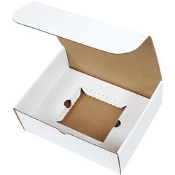 11 1/8 x 8 3/4 x 4" White CD Literature Mailer Kits, Bundle Of 50 (CDLM1184)