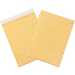 8 1/2 x 12" Kraft 2 Self-Seal Bubble Mailers w/Tear Strip, Case Of 100 (B855SSTT)