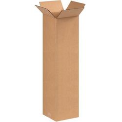 8 x 8 x 30" Tall Corrugated Boxes, Bundle Of 25 (8830)