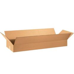 36 x 12 x 4" Flat Corrugated Boxes, Bundle Of 20 (36124)