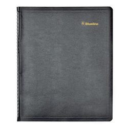 Blueline Plan and Link Weekly Appointment Planner, 11" x 9.06", Black Cover, 12-Month (Jan to Dec): 2026 (REDC595081T)
