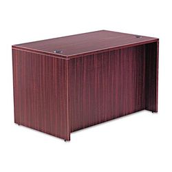 Alera VA21-4830MY Valencia Series Straight Desk Shell, 47.25w x 29.5d x 29.63h, Mahogany ALEVA214830MY