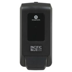 Pacific Blue Ultra 53057 Wall-Mounted Manual Foaming Soap/Sanitizer Dispenser, Black, 5.6x4.4x11.5 GPC53057