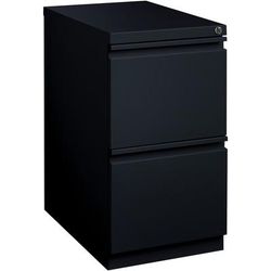Lorell 49530 Mobile Pedestal File, 15" x 22-7/8" x 27-3/4", Deep Black LLR49530