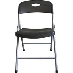 Lorell 62529 Translucent Folding Chairs,400 lb. Cap, 19-3/4" x 18-1/4" x 31", 4/CT, Smoke - Case of 4 LLR62529