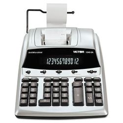 Victor 1240-3A Desktop Twelve Digit Two Color Printing Calculator VCT1240-3A