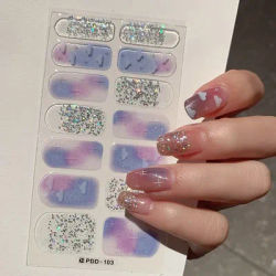 Autocollant pour ongles rouge semi-durci, enveloppes de Gel pour ongles solides, adhésif, couverture complète, curseur, pas besoin de lampe UV, Gel rapide durci, décalcomanie pour Nail Art