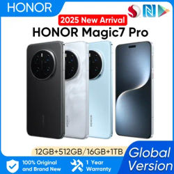 2025 New Original HONOR Magic7 Pro Global Version 5G Smartphone Snapdragon 8 Elite 6.8''120Hz LTPO Display 100W Fast Charge IP69