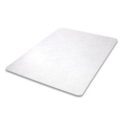 Deflecto CM14442FAM Antimicrobial Chair Mat, Medium Pile Carpet, 60 x 46, Rectangular, Clear DEFCM14442FAM