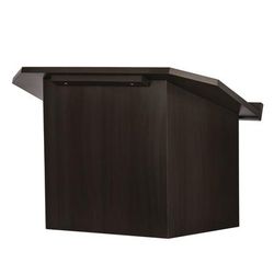 AdirOffice Foldable Tabletop Podium Lectern Speaker Stand, 27 x 16 x 19, Black (ALHI66105BLK)