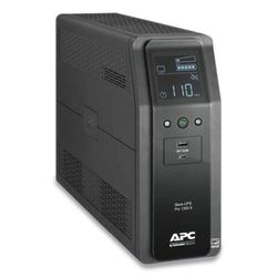 APC BR1350MS Back-UPS PRO BR Series SineWave Battery Backup System, 10 Outlets, 1350VA, 1080 J SEUBR1350MS