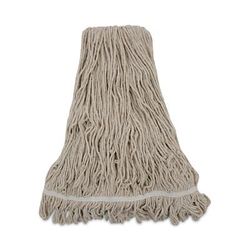 Boardwalk LBI 432C Mop Head, Pro Loop Web/Tailband, Premium Standard Head, Cotton, 32-Oz., White - Case of 12