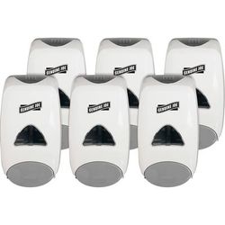 Genuine Joe 10495CT Soap Dispenser,One Hand Push, 1250 mL, 6/CT, Gray - Case of 6 GJO10495CT