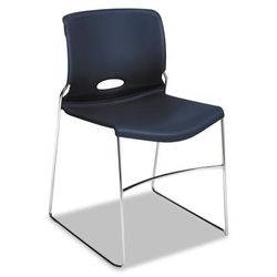 Hon 404191 Olson Stacker High Density Chair, Regatta Seat/Regatta Back, Chrome Base, 4/Carton - Carton of 4 HON4041RE