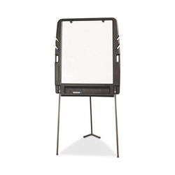 Iceberg 30227 Portable Flipchart Easel With Dry Erase Surface, Resin, 35 x 30 x 73, Charcoal ICE30227