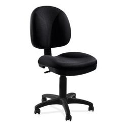 National Public Seating CTC Comfort Task Chair, Supports Up to 300 lb, 19" to 23" Seat Height, Black Seat/Back, Black/Base NPSCTC