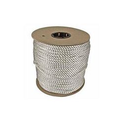 Orion Ropeworks Twisted Nylon Ropes, 1/4 in x 600 ft, Nylon, White (811-530080-00600)