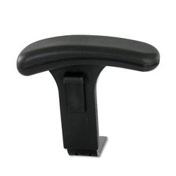 Safco Height Adjustable T-Pad Arms for Safco Uber Big and Tall Chairs, Black (SAF3496BL)