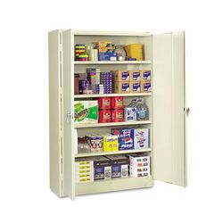 Tennsco J1878SUPY Assembled Jumbo Steel Storage Cabinet, 48w x 18d x 78h, Putty TNNJ1878SUPY