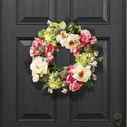Posey Peony Wreath - Frontgate