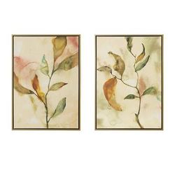 Blushed Leaves Giclee Print Diptych - Print I - Frontgate