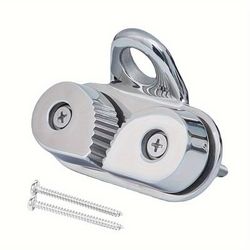 TEMU Stainless Steel 316 Rope Clamp With Buffer - Marine Rope Clip For Sailboats And Boats - And Corrosion Resistant