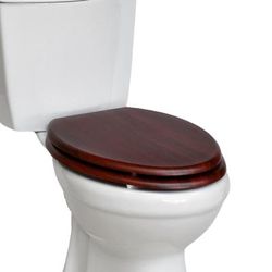 Randolph Morris Luxury Wooden Toilet Seat Cover - Brown Oak RMXR-SC02