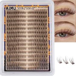 TEMU Aimu 15 270pcs Brown Eyelashes Natural Eyelash Extension C Single Eyelash Create Natural Eyelash Extension Look