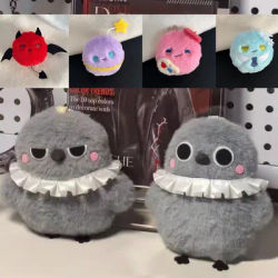 Anime Plush Keychains Love And Deepspace Sylus Crow Keychains Caleb Rafayel Backpack Pendant Cute Animal DIY Ornament Xmas Gift