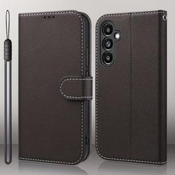 TEMU For A14 Case Flip Leather Book Stand Shockproof Shell Etui Wallet Samsunga14 Case A14 5g Galaxya14 A 14 Luxury Cover Fundas A14 Phone Case With Card Holder & Magnetic Samsunga14case