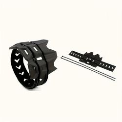 TEMU Motorcycle Exhaust Pipe Guard - Anti-drop & Heat Protection Rubber Ring For Off-road Bikes, D02