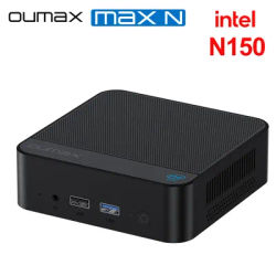 2025 OUMAX Intel Twin Lake N150 16GB 500GB Mini PC Quiet Dual 1000M LAN Desktop Computer For Office VS GMKtek Bmax G3 SOYO M2