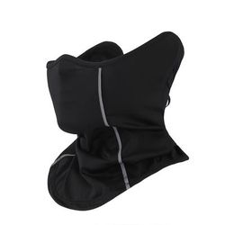 TEMU Versatile Sun Protection Face Mask & Neck Gaiter For Motorcycle And Bicycle Riding - Dust-proof, Breathable Polyester With Striped Design