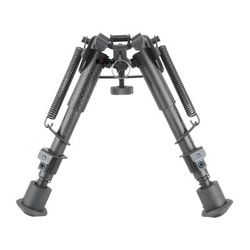 RokStad Carbon Fiber Spring Bipod 6-9in Black RSCFP-06