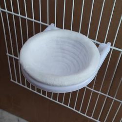 TEMU 1 Set Of Bird Double-sided Breeding Nest With Nest Frame, 3pcs Canary Swallow Special Breeding Nest Cloth Bird Cage
