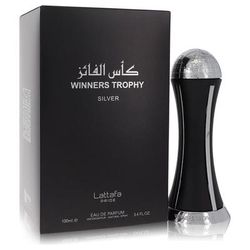 Lattafa Pride Winners Trophy Silver For Men By Lattafa Eau De Parfum Spray 3.4 Oz