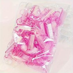 TEMU 20pcs Mini Nail Dust Brushes - Odorless, Professional Manicure & Pedicure Cleaning Tools For Hands, Feet & Nails