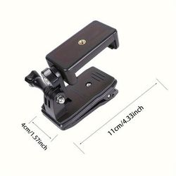 TEMU Adjustable Shoulder Mount Clip For Smartphone Recording, First-person View Outdoor Vlogging And Live Streaming Holder For Backpack Strap