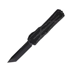 Heretic Knives Auto Colossus OTF Tanto H0408ABRKGRY 3.50 in Automatic Folding Knife H0408ABRKGRY